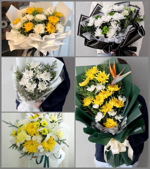 四川成都简阳市涌泉镇白事花束代送